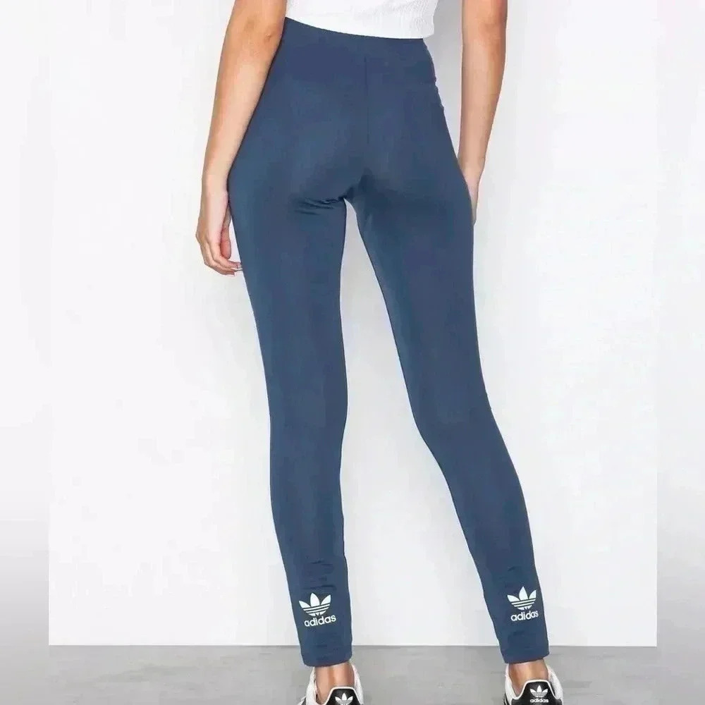 Adidas Originals Trefoil Leggings Teal Blue XL